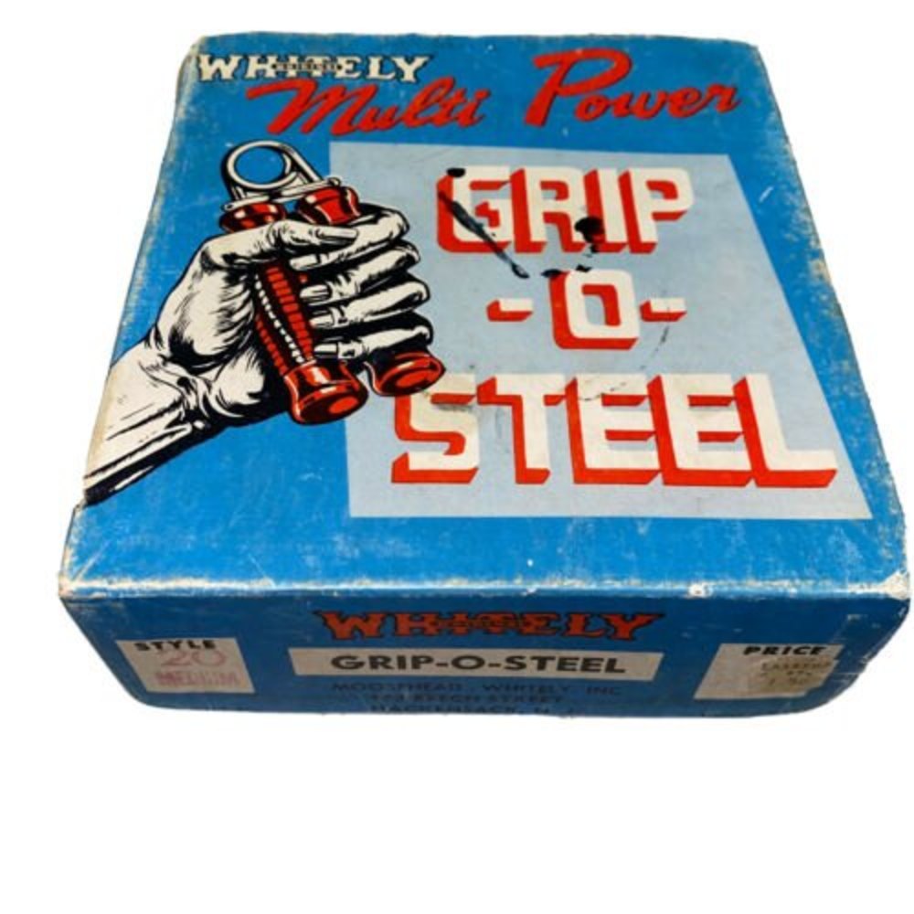 VTG 50’s Original Whitley Multi Power Grip-O-Steel Hand Grips with Instructions - Picture 3 of 9